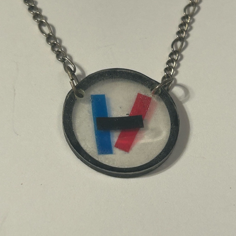 Handmade Twenty One Pilots shrinky dink Necklace